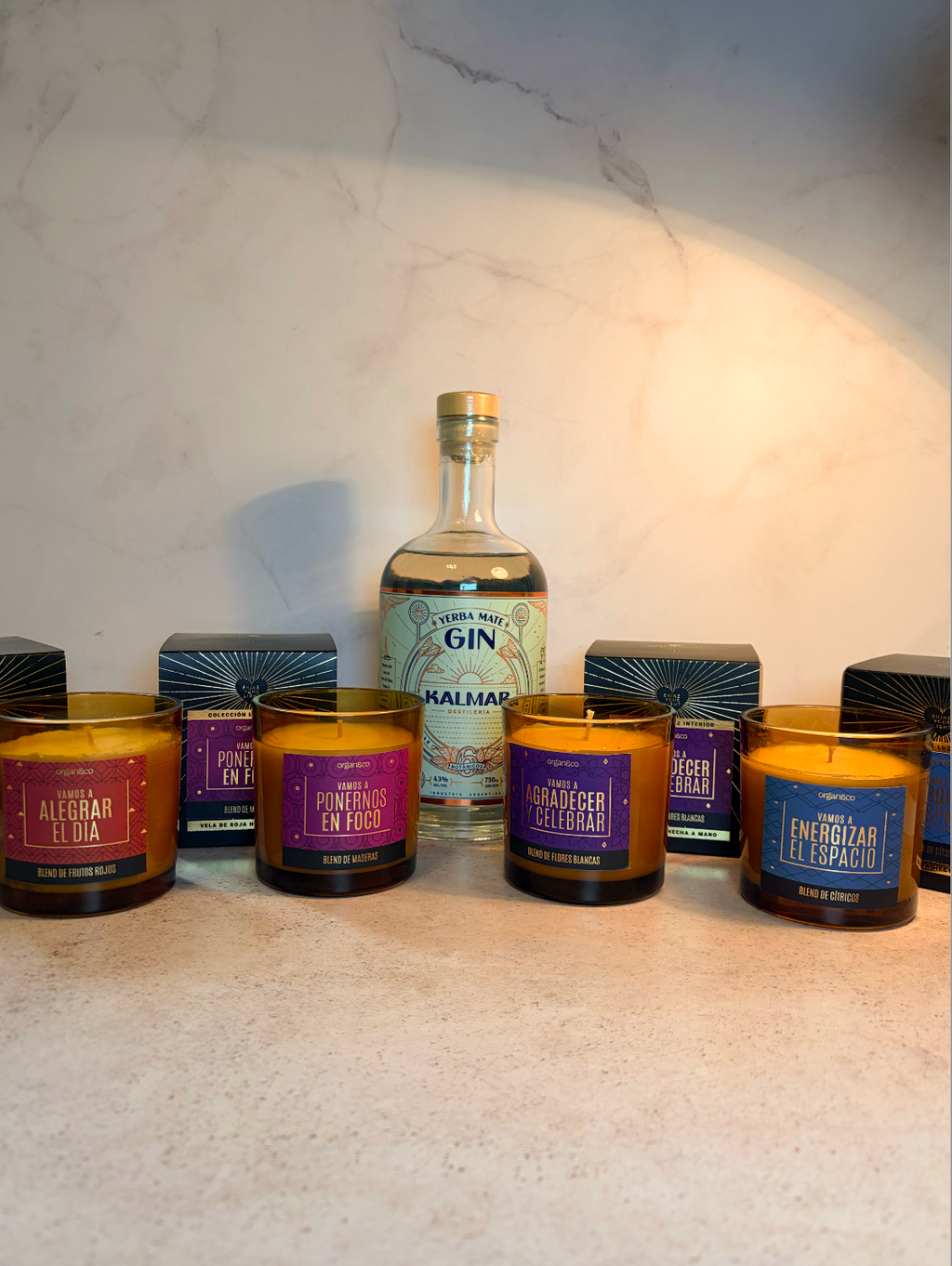 COMBO VELAS + GIN DE REGALO