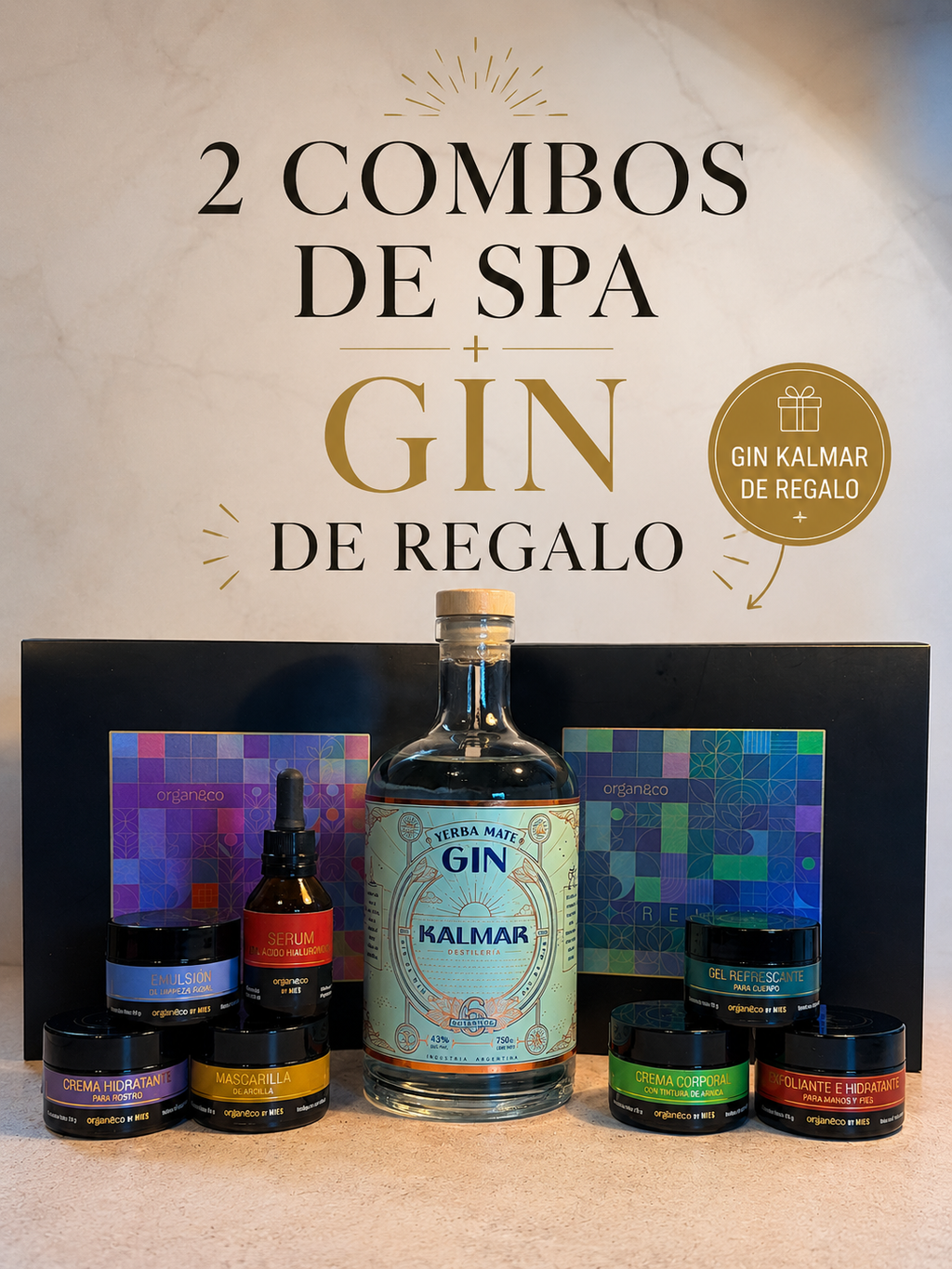 COMBOS CAJAS SPA +GIN DE REGALO