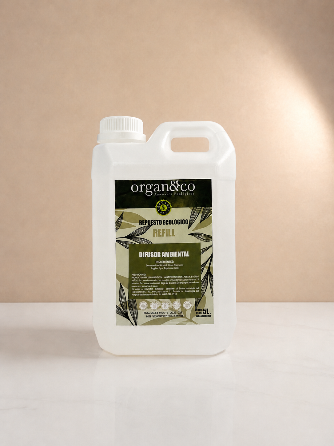 Difusor ambiental DIFUSOR PARA PALITOS DE BAMBU x 5 litros