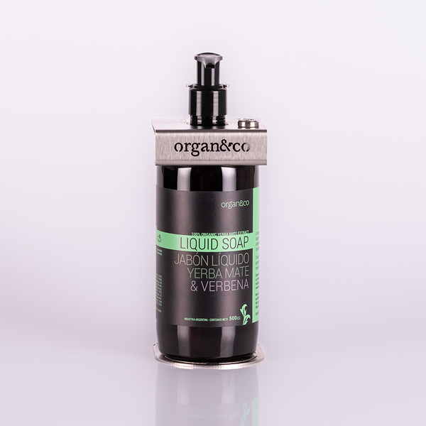 Crema corporal Soporte SIMPLE ACERO con botella de 500cc